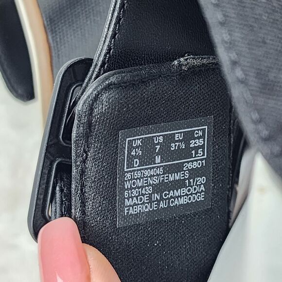 Cloudsteppers by Clarks Slide Sandals Black Size 7 - Picture 8 of 9